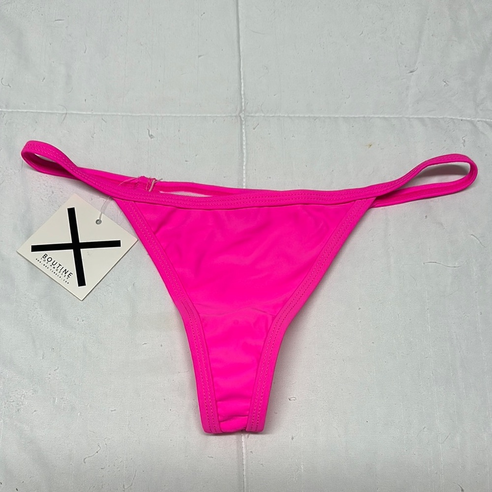NWT Boutine LA Hot Pink Bikini Thong Bottom